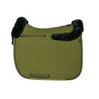 Lambskin Square Pad Dressage Size L  olive