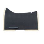 Deuber Amarant Schabracke schwarz/hellgelb