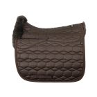 Lambskin Square Pad Dressage Size L brown