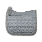 Fur change Lambskin Square Pad Dressage Size L grey