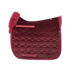 Lambskin Square Pad Dressage Size L velvet bordeaux