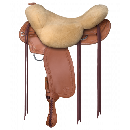 Seat saver for Western saddle with cutout