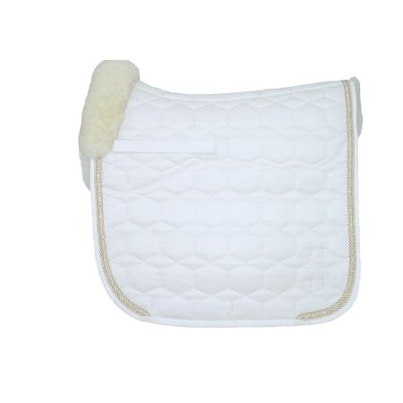 Strass Competition Lambskin Square Pad Dressage Size M - Head Number Preparation