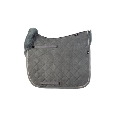 Lammfell Schabracke Dressur Gr.L Cord gaphit