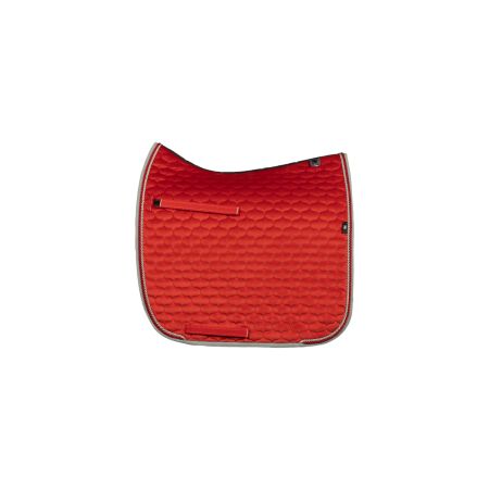 Schabracke Dressur Gr.L Samt rot