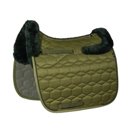 Lambskin Square Pad Dressage Size L olive