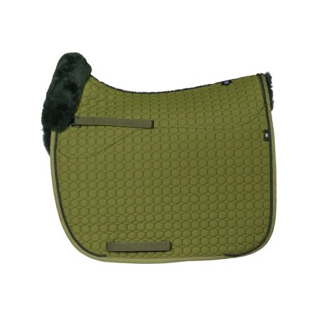 Lambskin Square Pad Dressage Size L olive
