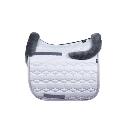 Lammfell Schabracke Dressur Gr. L Silber, Kollektion 23