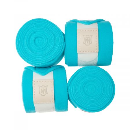Fleece bandages turquoise