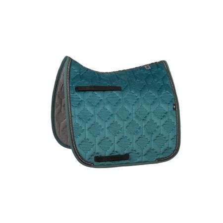 Schabracke Dressur Gr.L Samt petrol Crystal