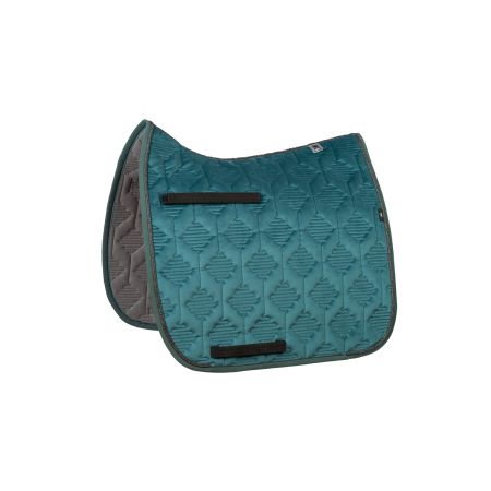 Schabracke Dressur Gr.L Samt petrol