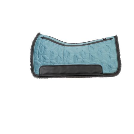 Square Pad Gr. L Samt ocean/graphit mit 3-Taschen CORRECTION System