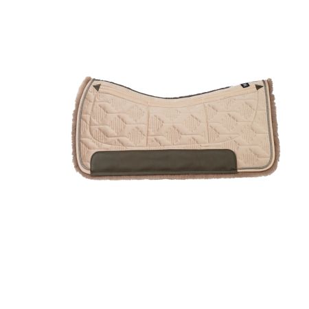 Square Pad Gr. L Samt walnuss/cappuccino mit 3-Taschen CORRECTION System