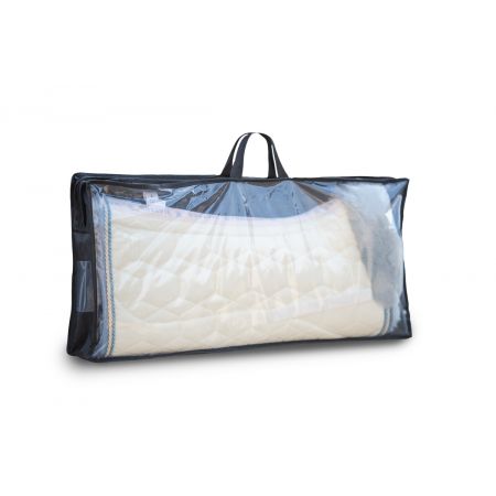 Mattes shopping bag with window for saddle pads and pads