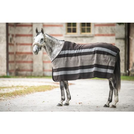 Parade Woll-Abschwitzdecke  braun-grau 155cm