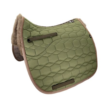 Lammfell Schabracke Dressur Gr.L khaki