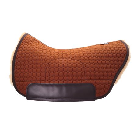 Lammfell Satteldecke Deuber Quantum Western nougat/honig (Musterware)