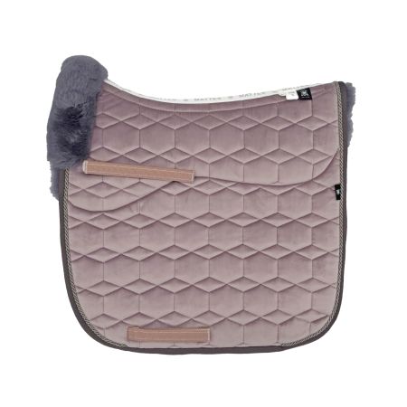Lammfell Schabracke Dressur Gr. L Lab-01 Samt flieder