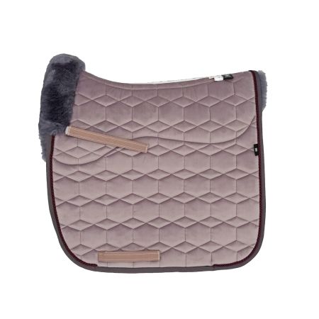 Lammfell Schabracke Dressur Gr. L Lab-02 Samt flieder