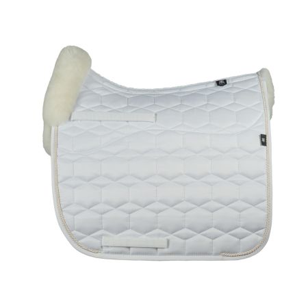 Lambskin Square Pad Dressage Size M white