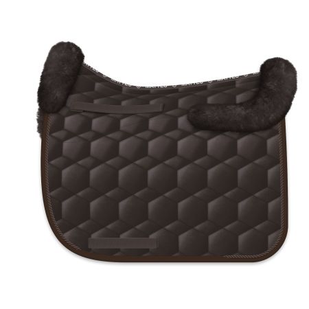 Lambskin Square Pad Dressage Size L brown