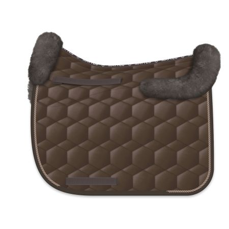 Lambskin Square Pad Dressage Size L taupe