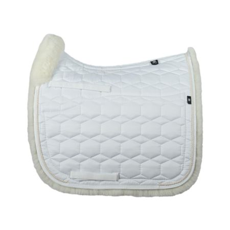 Fur change Lambskin Square Pad Dressage Size L white
