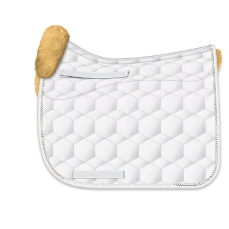 Lambskin Square Pad Dressage Size L white