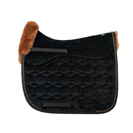 Lambskin Square Pad Dressage Size L velvet black