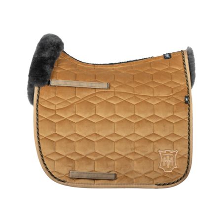 Lambskin Square Pad Dressage Size L velvet sand