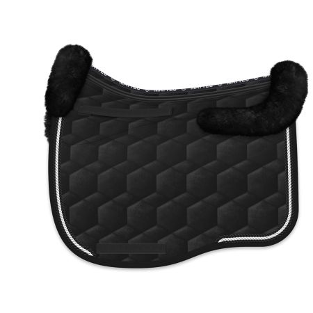 CORRECTION® Lambskin Square Pad EUROFIT®  Dressage Size XL  velvet black