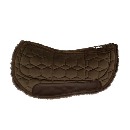 CORRECTION® Round Pad Gr.S Samt braun/braun 